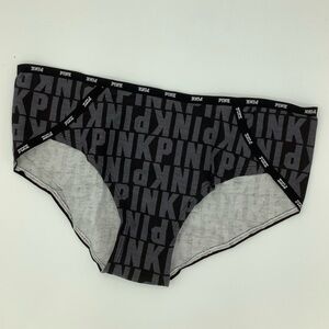New Victoria’s Secret PINK Mini Logo Hipster Panty - Large